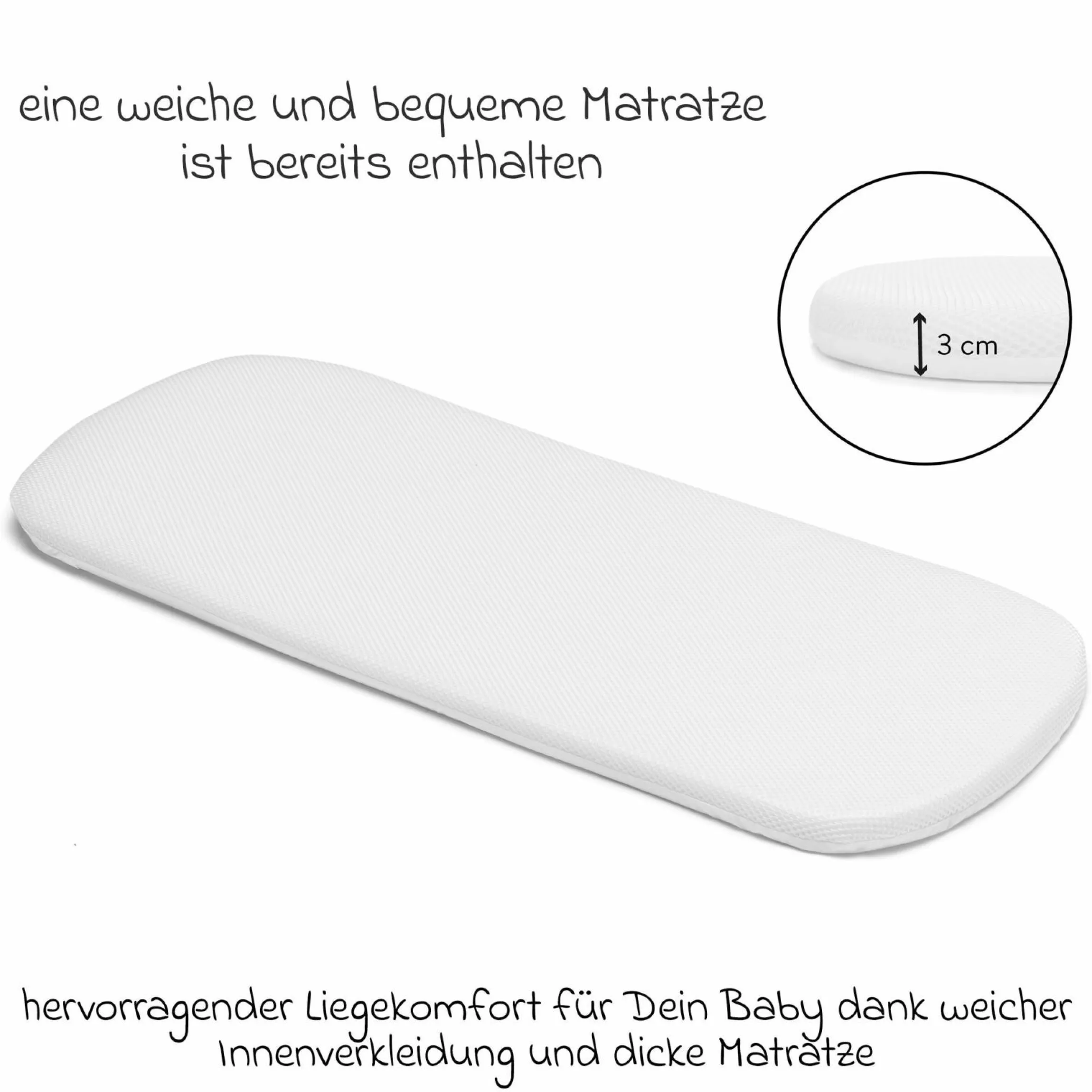4-1 Kombi-Kinderwagen-Set Fill Jaguar mit Sportsitz, Babywanne & Matratze, Babyschale, Isofix-Basis, Wickeltasche & Wickelauflage, Adapter, Trapez, Regen- & Insektenschutz - Grün Melange