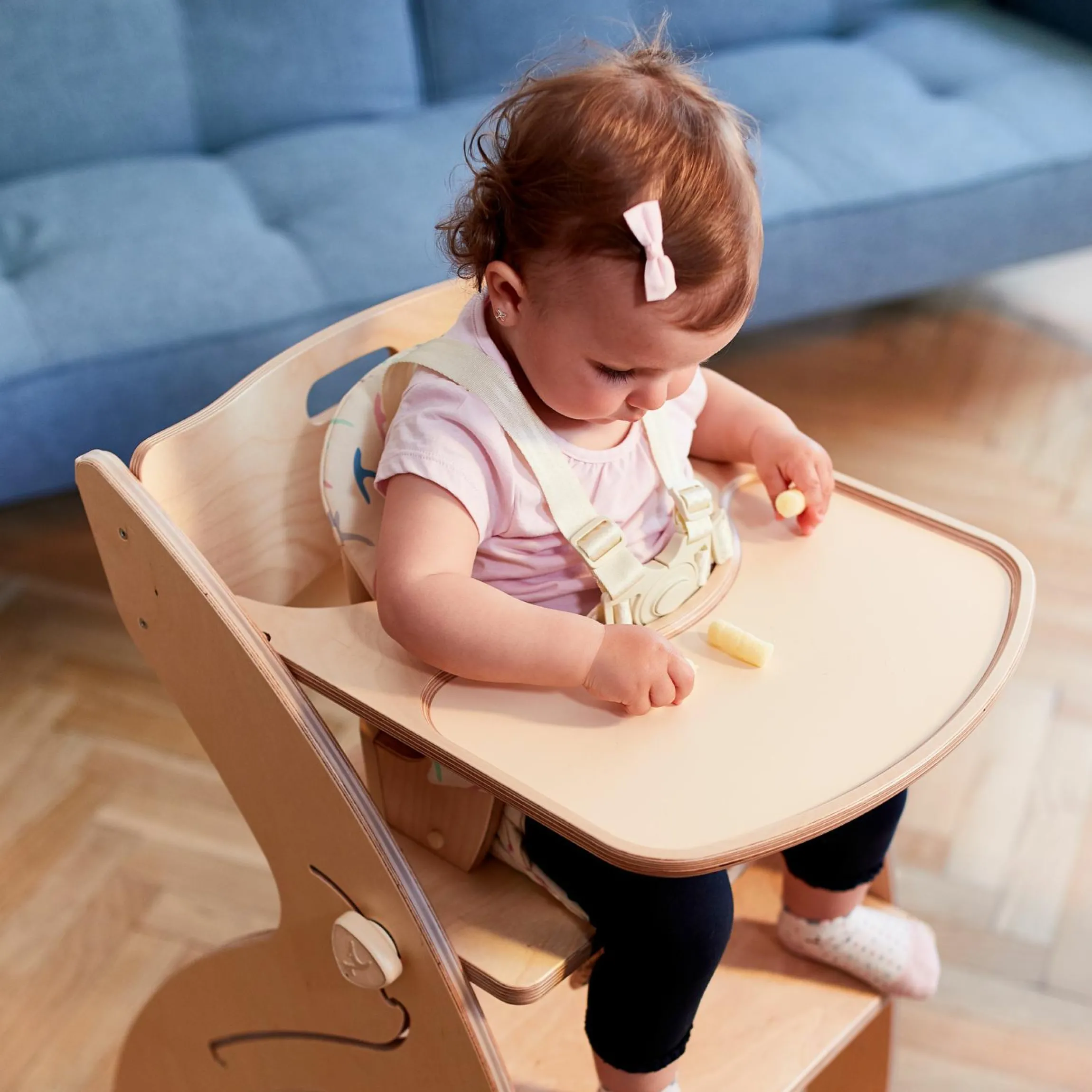 5 Punkt Sicherheitsgurt für Hochstuhl Quarttolino - Beige - Kollektion 2024