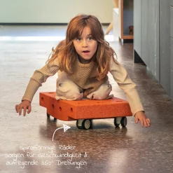 34 tlg. Baukasten Starter-Set Modu Playsystem Dreamer von 0 - 6 Jahre - Burnt Orange / Dusty Green