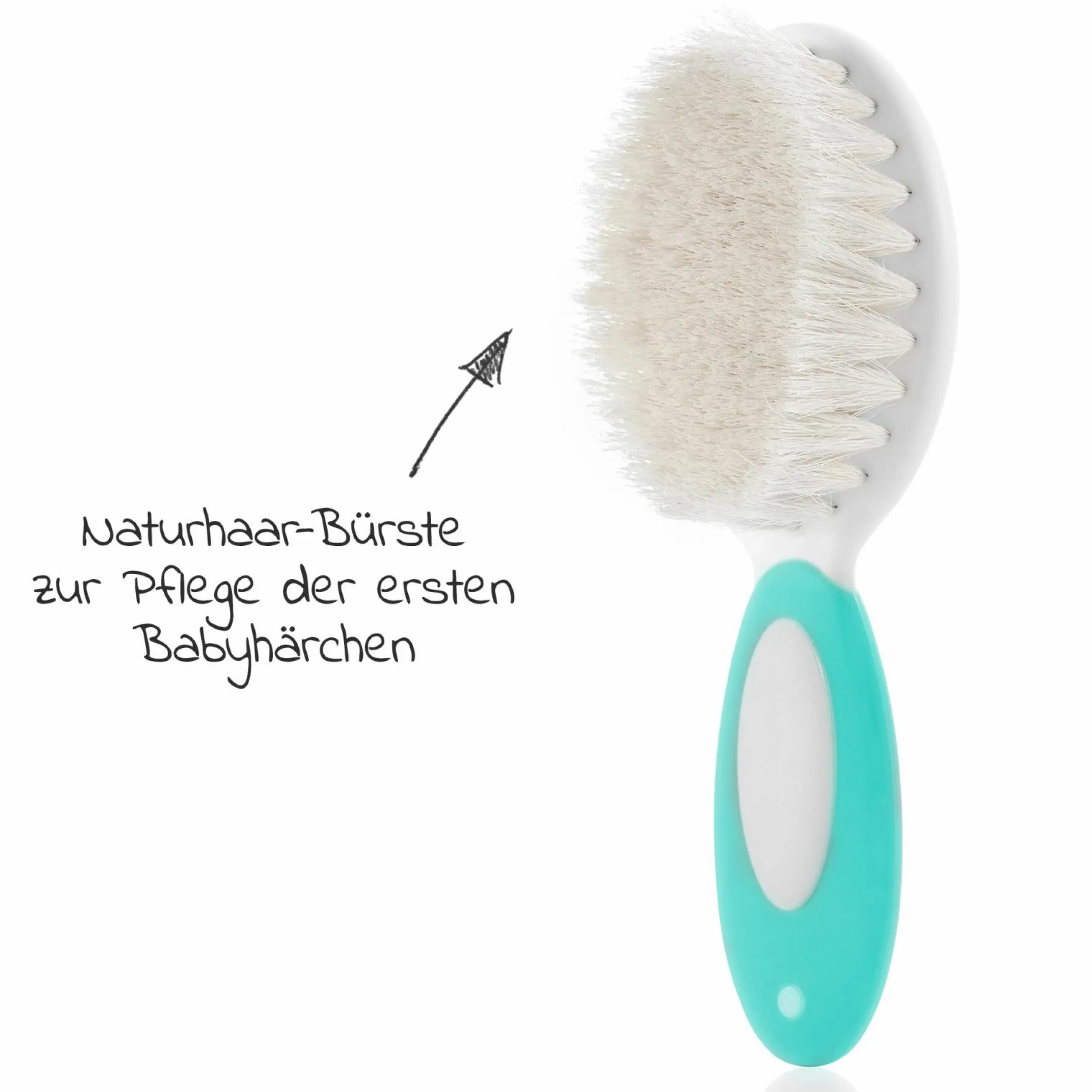 5 tlg. Pflegeset BabyCare - Grau / Mint