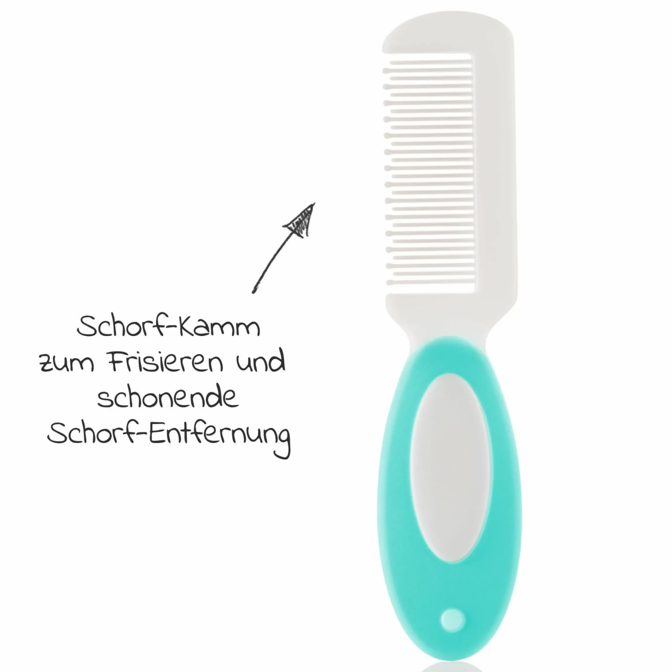 5 tlg. Pflegeset BabyCare - Grau / Mint