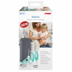 5 tlg. Pflegeset BabyCare - Grau / Mint