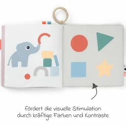 Activity-Soft-Bilderbuch Tummy Time - Deer Friends