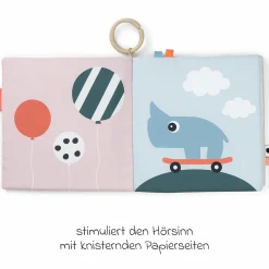 Activity-Soft-Bilderbuch Tummy Time - Deer Friends