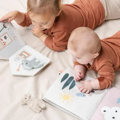 Activity-Soft-Bilderbuch Tummy Time - Deer Friends
