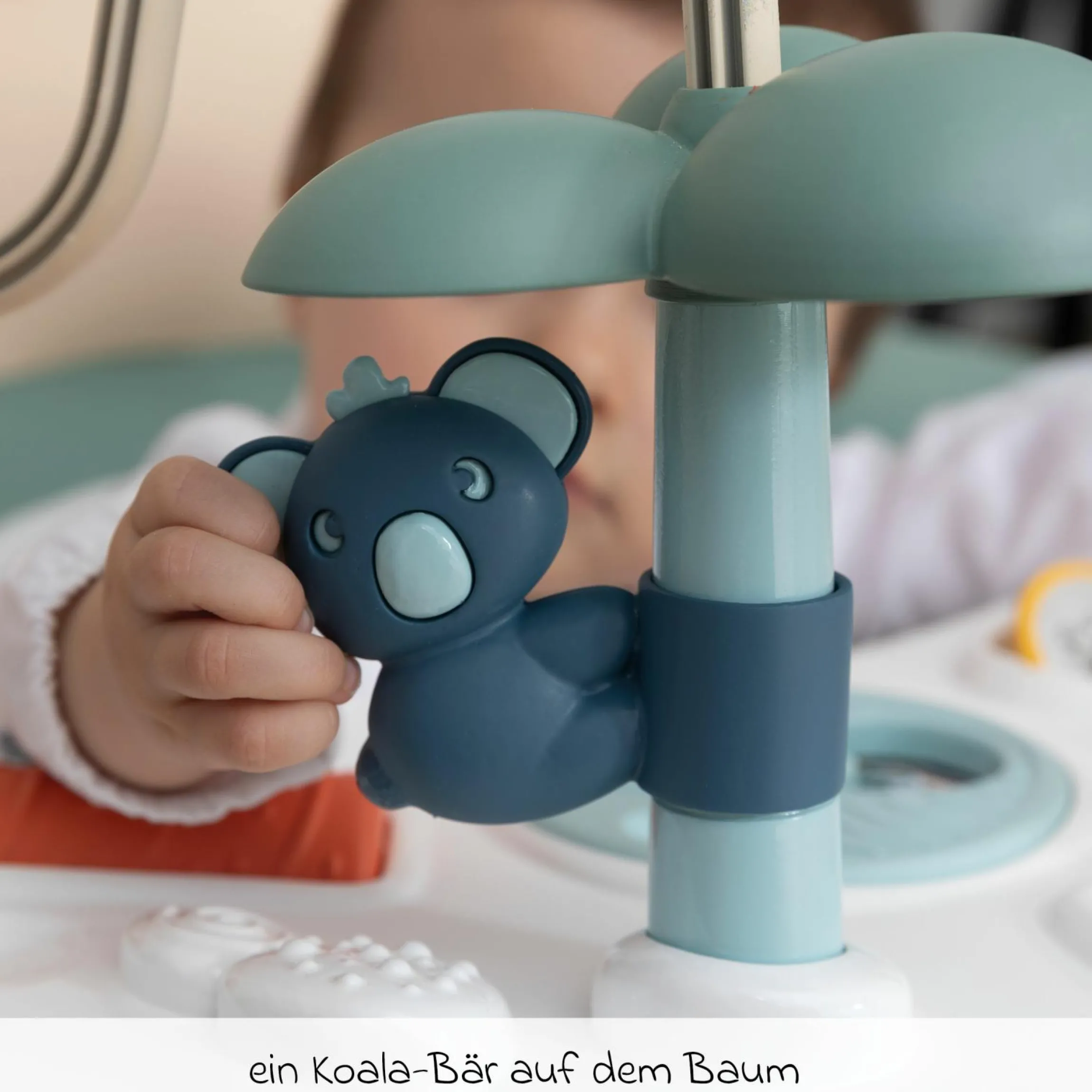 Activity-Tisch mit aufblasbarem Baby-Rundsitz & Motorikspiel