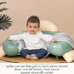 Activity-Tisch mit aufblasbarem Baby-Rundsitz & Motorikspiel