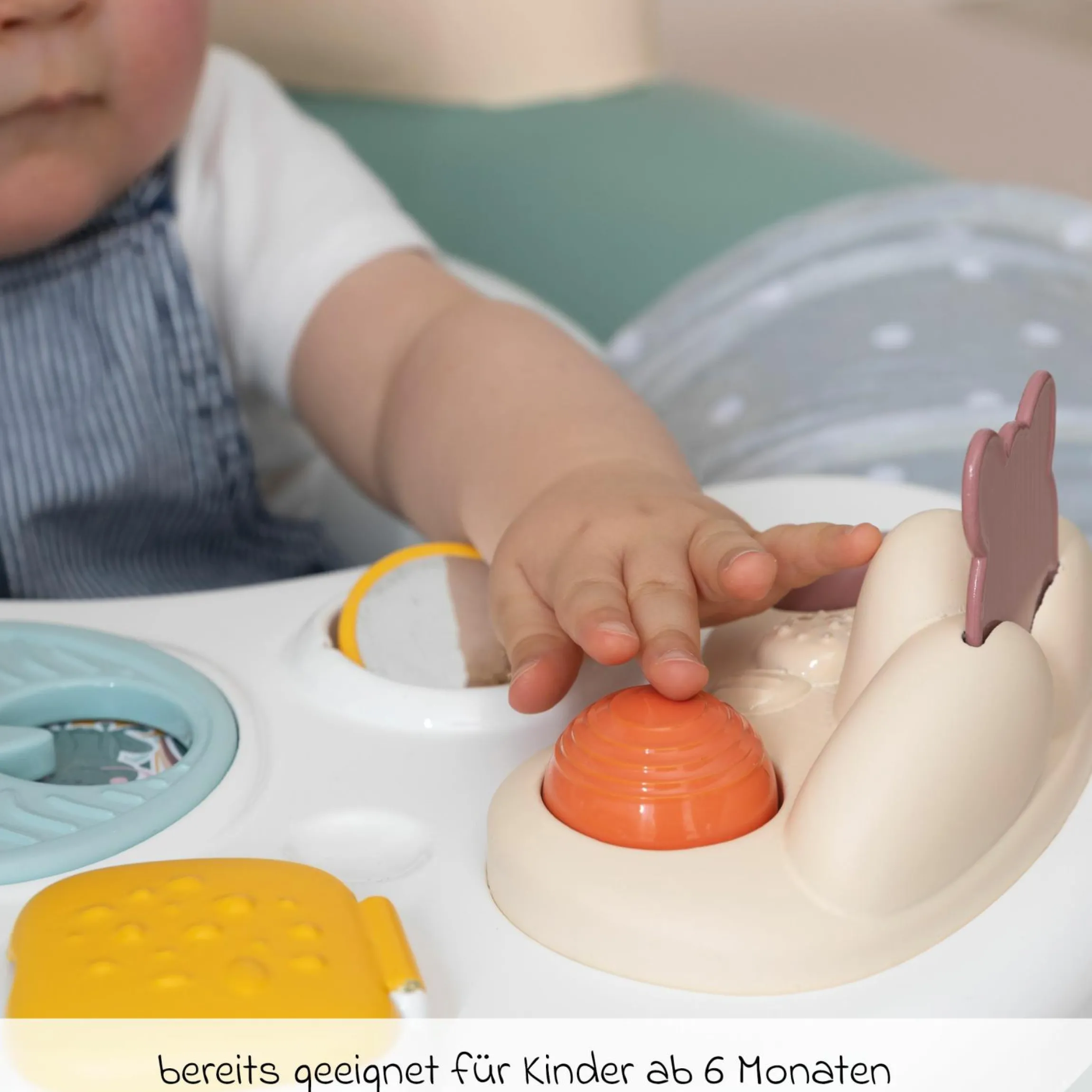 Activity-Tisch mit aufblasbarem Baby-Rundsitz & Motorikspiel