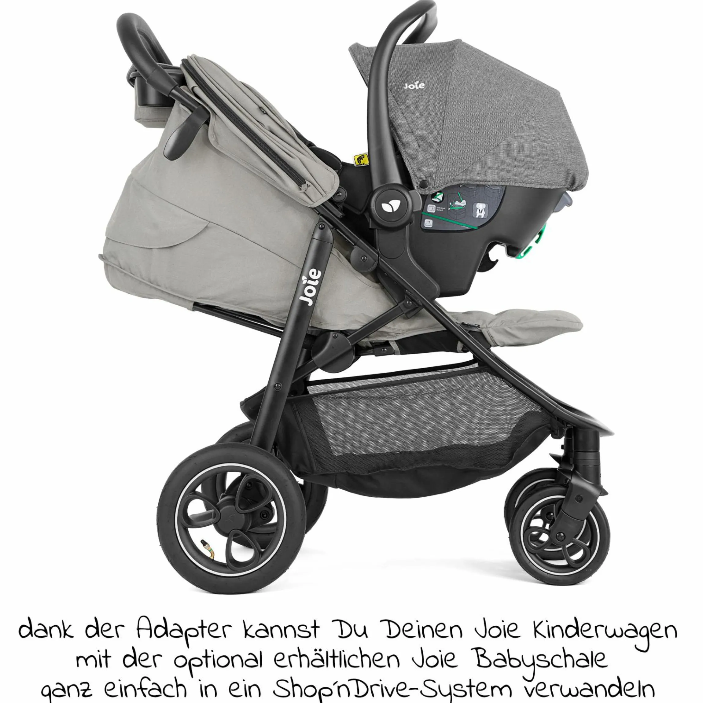 Adapter für Litetrax Pro, Litetrax Pro Air, Mytrax Pro, Litetrax, für Ramble, Ramble XL & Babyschalen - Black - Kollektion 2025