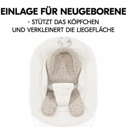 Alpha Plus Black 4-tlg. Newborn Set Disney - Hochstuhl + 2in1 Babyaufsatz & Wippe + Sitzkissen - Winnie Pooh