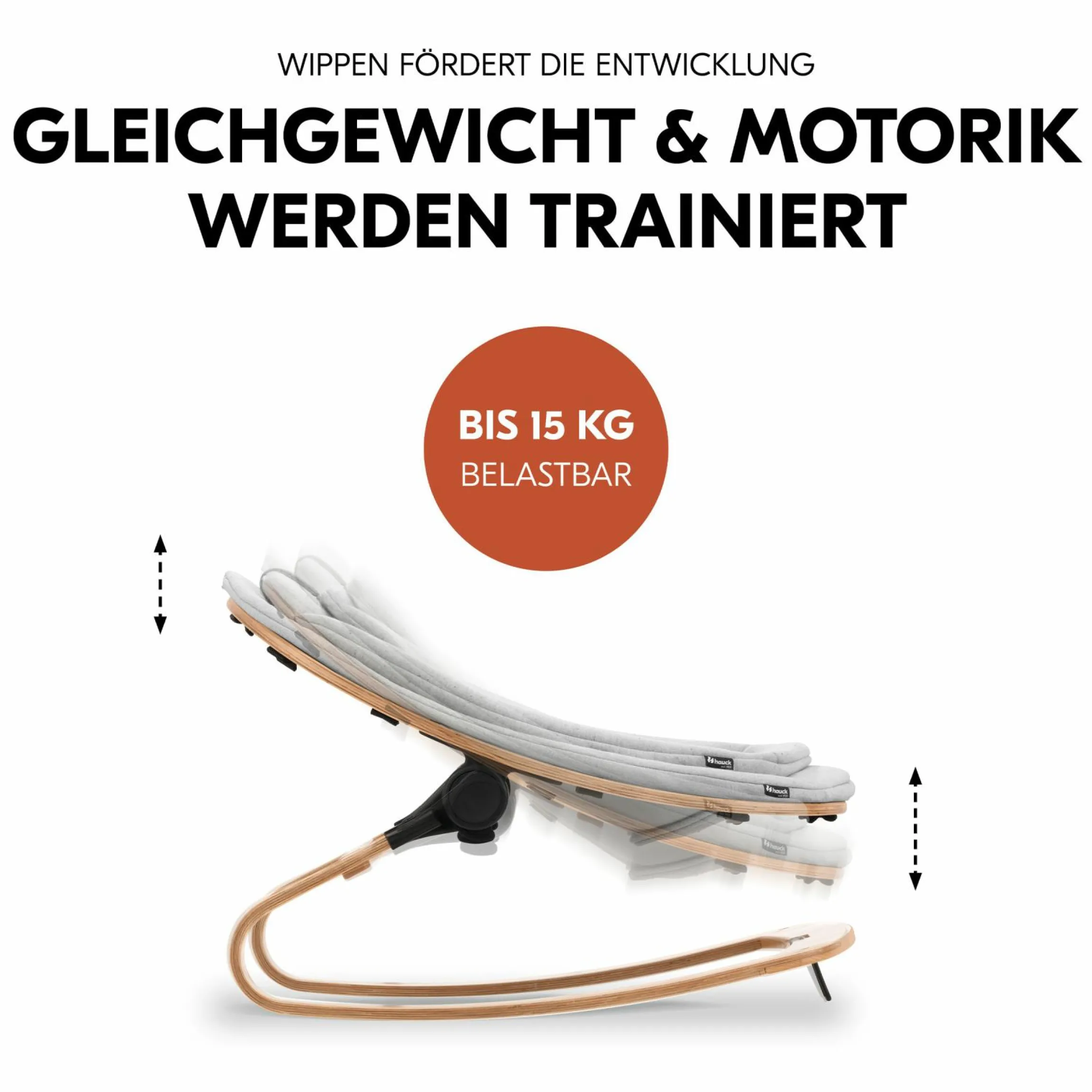 Alpha Plus Creme 4-tlg. Newborn Set Eco - Hochstuhl + 2in1 Babyaufsatz & Wippe + Sitzkissen - Light Grey / Charcoal