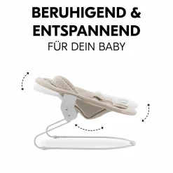 Alpha Plus White 4-tlg. Newborn Set Disney Pooh - Hochstuhl + Neugeborenenaufsatz & Wippe + Sitzkissen