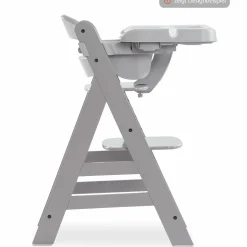 Alpha Tray - 2-teiliges Essbrett & Tisch für Alpha Hochstühle - Grey / Grau