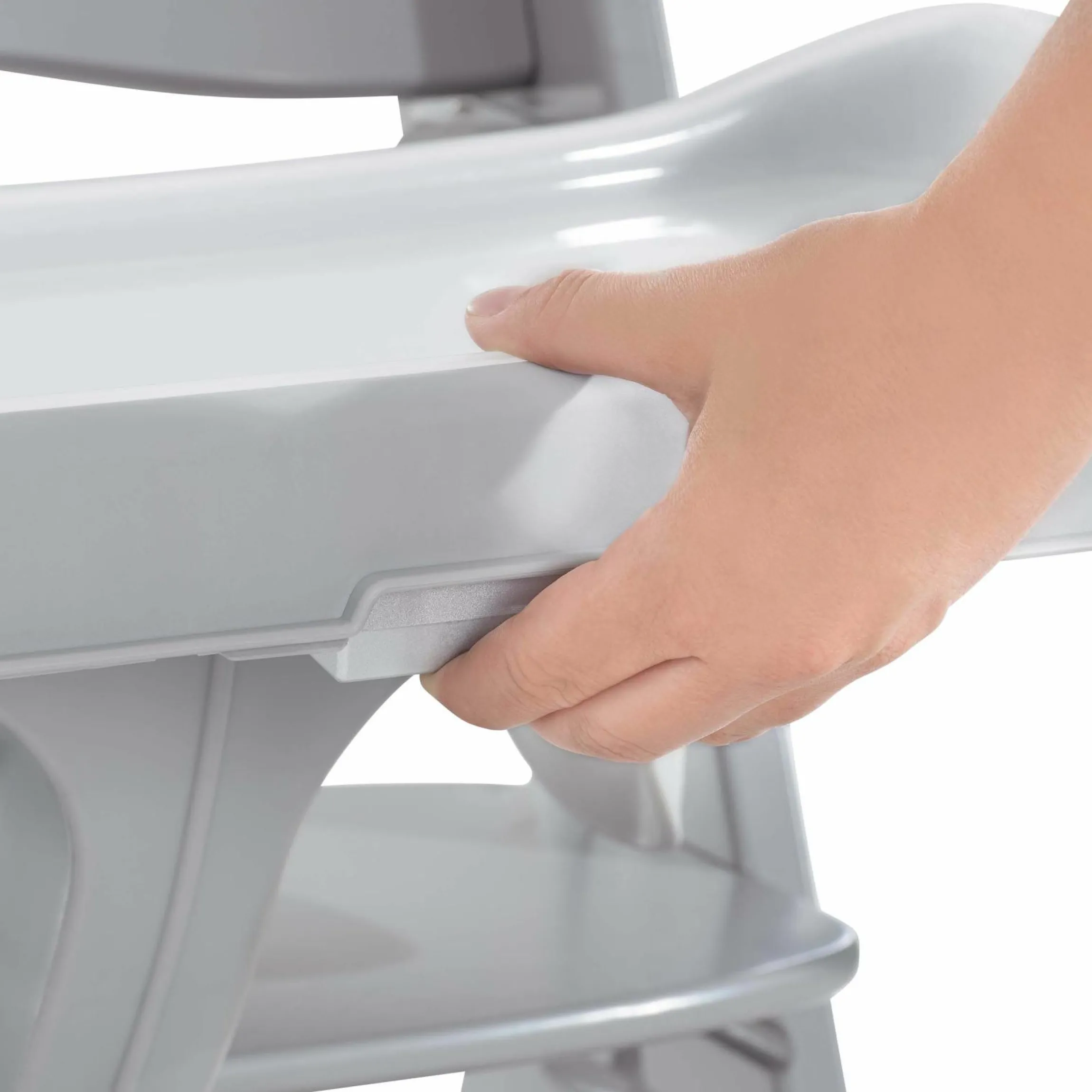 Alpha Tray - 2-teiliges Essbrett & Tisch für Alpha Hochstühle - Grey / Grau