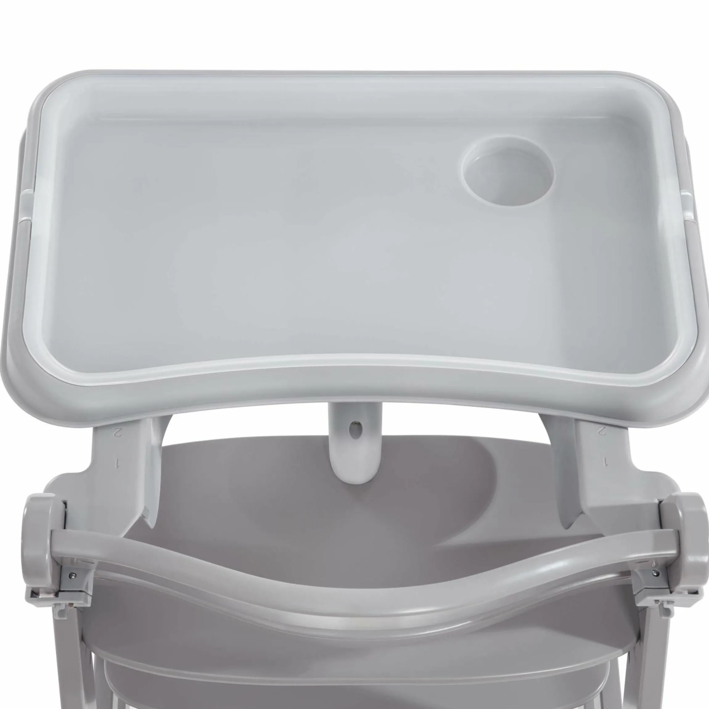 Alpha Tray - 2-teiliges Essbrett & Tisch für Alpha Hochstühle - Grey / Grau
