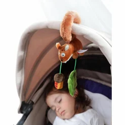 Anhänger für Babyschale - Eichhörnchen