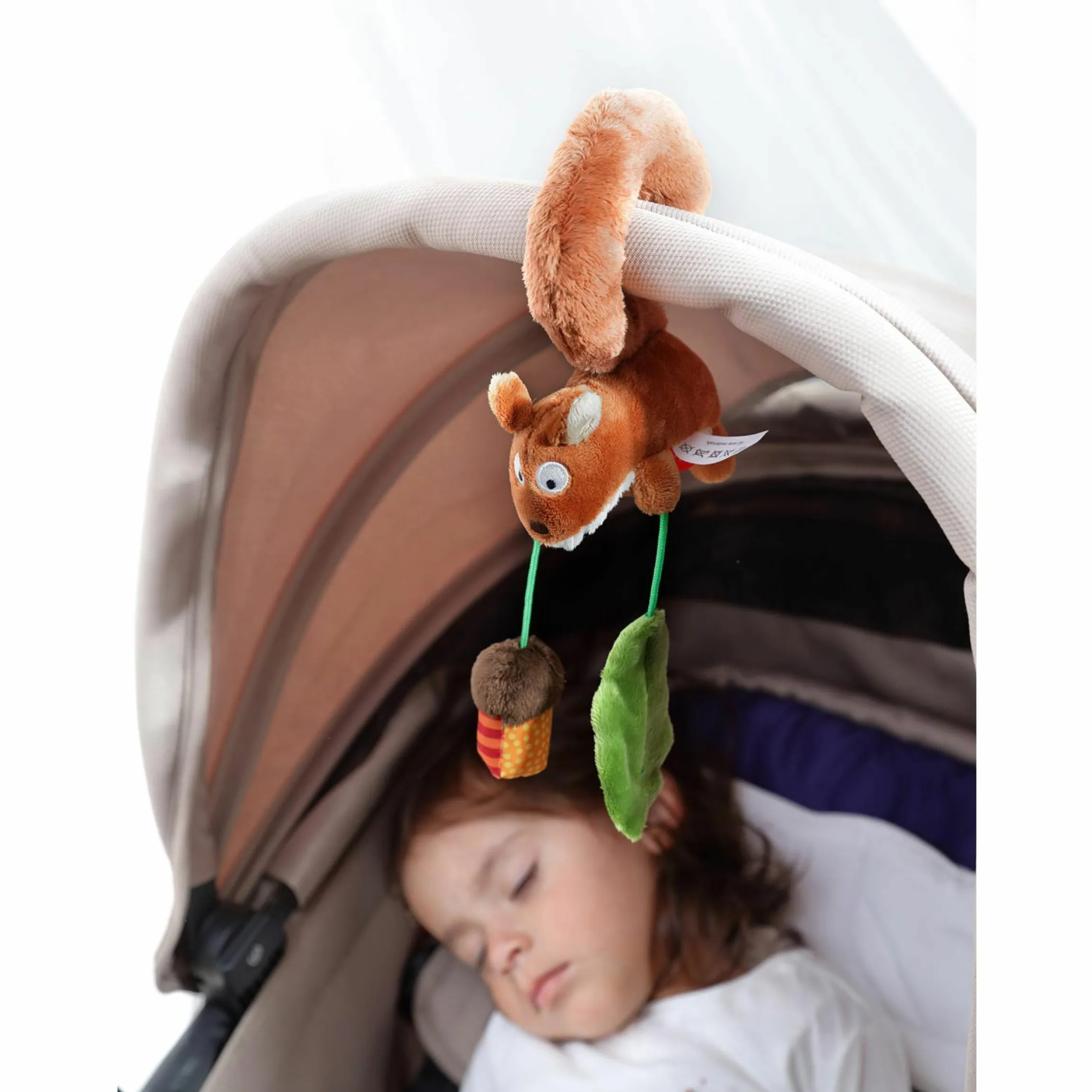Anhänger für Babyschale - Eichhörnchen