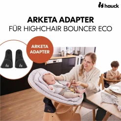 Arketa Adapter für Highchair Bouncer Eco - Black