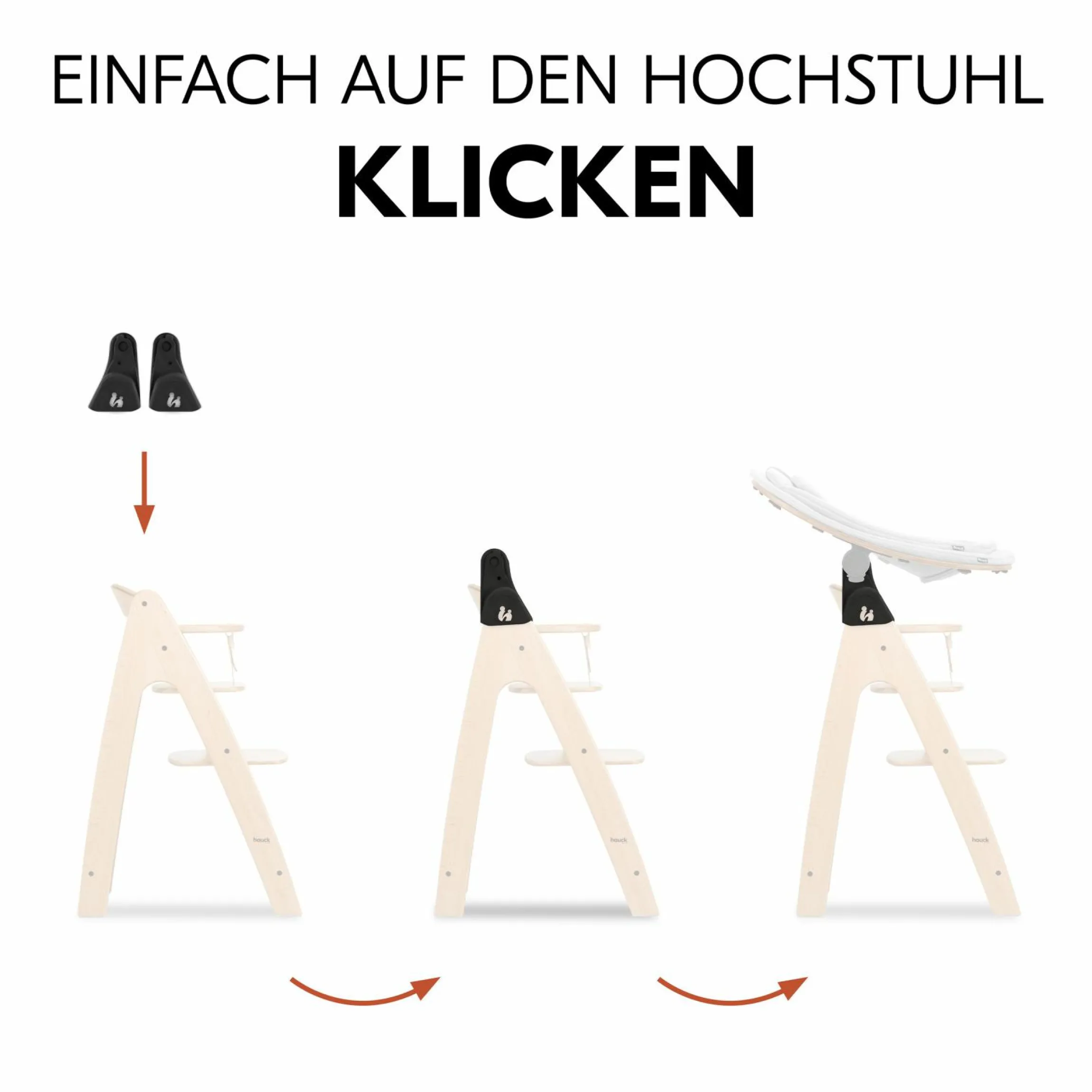 Arketa Adapter für Highchair Bouncer Eco - Black