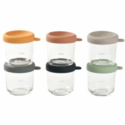 Aufbewahrungsbehälter 6er Pack aus Glas 250 ml - Sunrise