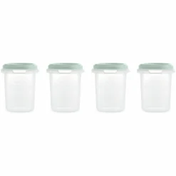 Aufbewahrungsbehälter 4er Pack je 250 ml - Mint