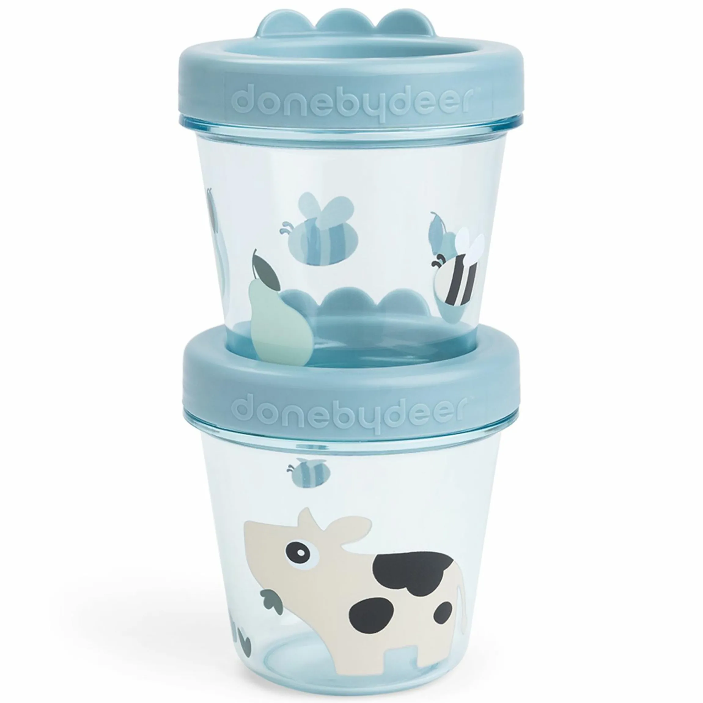 Aufbewahrungsbehälter 2er Pack - Tiny Farm - Blau