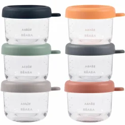 Aufbewahrungsbehälter 6er Pack aus Glas 150 ml - Sunrise