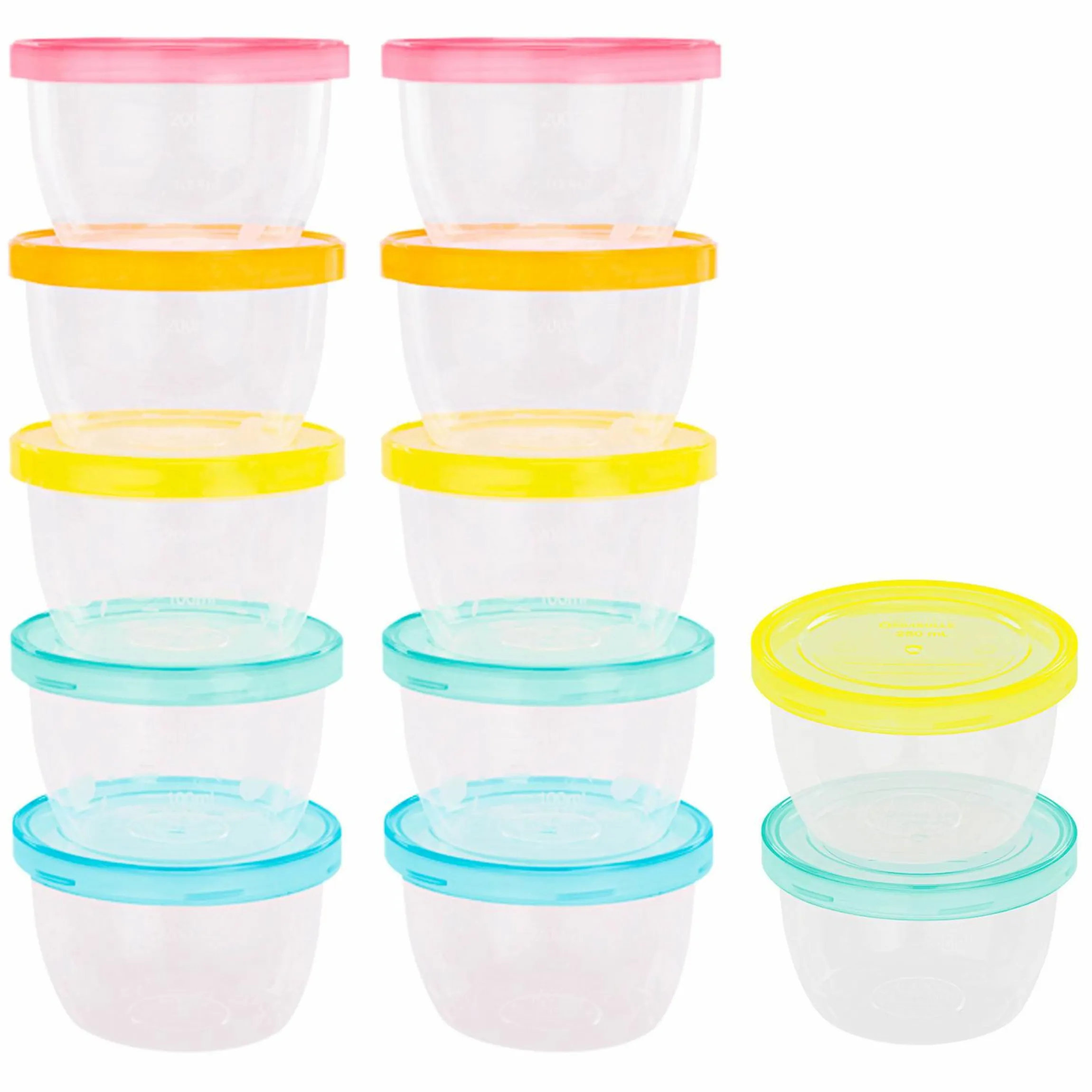 Aufbewahrungsbehälter 12er Pack Badabowls 250 ml