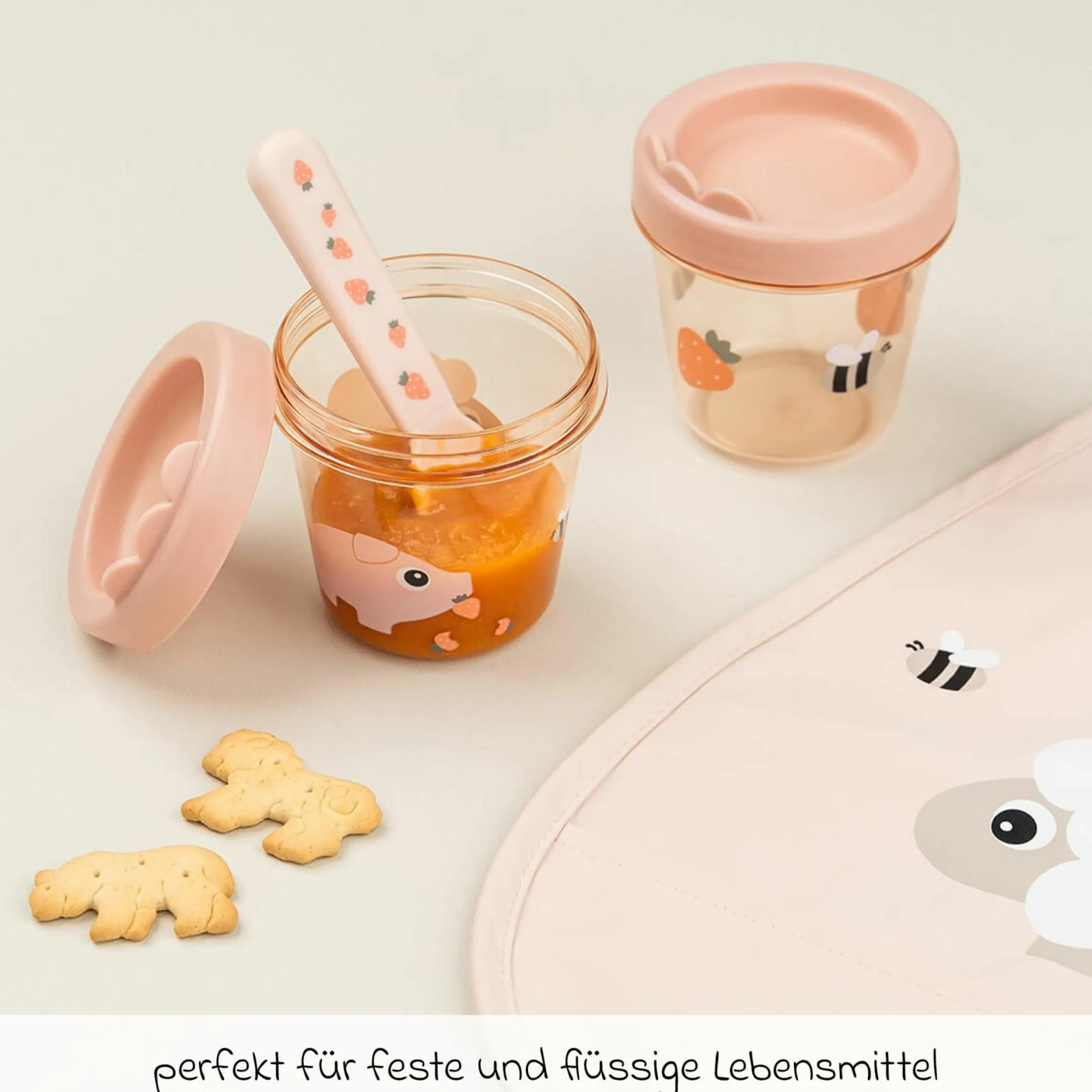 Aufbewahrungsbehälter 2er Pack - Tiny Farm - Powder