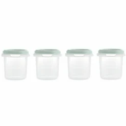 Aufbewahrungsbehälter 4er Pack je 200 ml - Mint