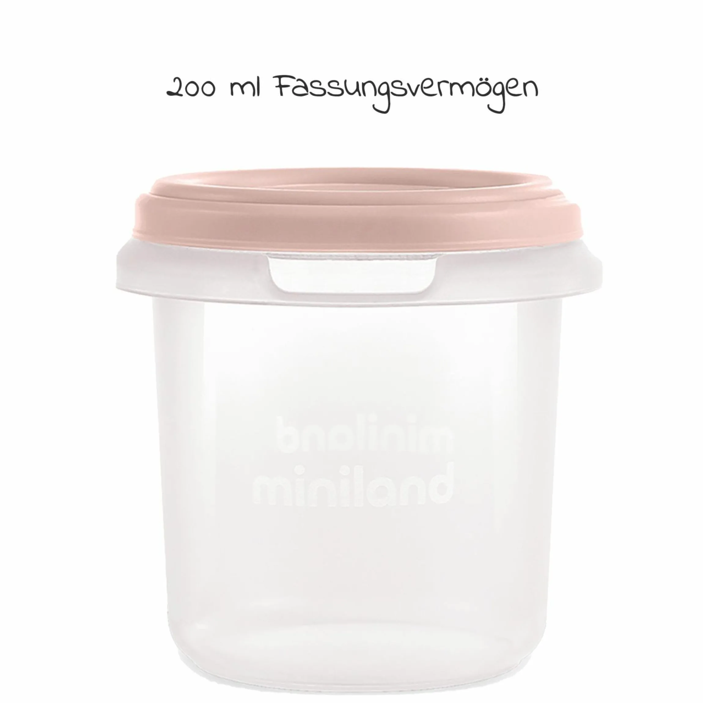 Aufbewahrungsbehälter 4er Pack je 200 ml - Candy