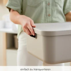 Aufbewahrungsbox M Kayo 20 l - Cappuccino
