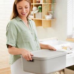 Aufbewahrungsbox M Kayo 20 l - Cappuccino