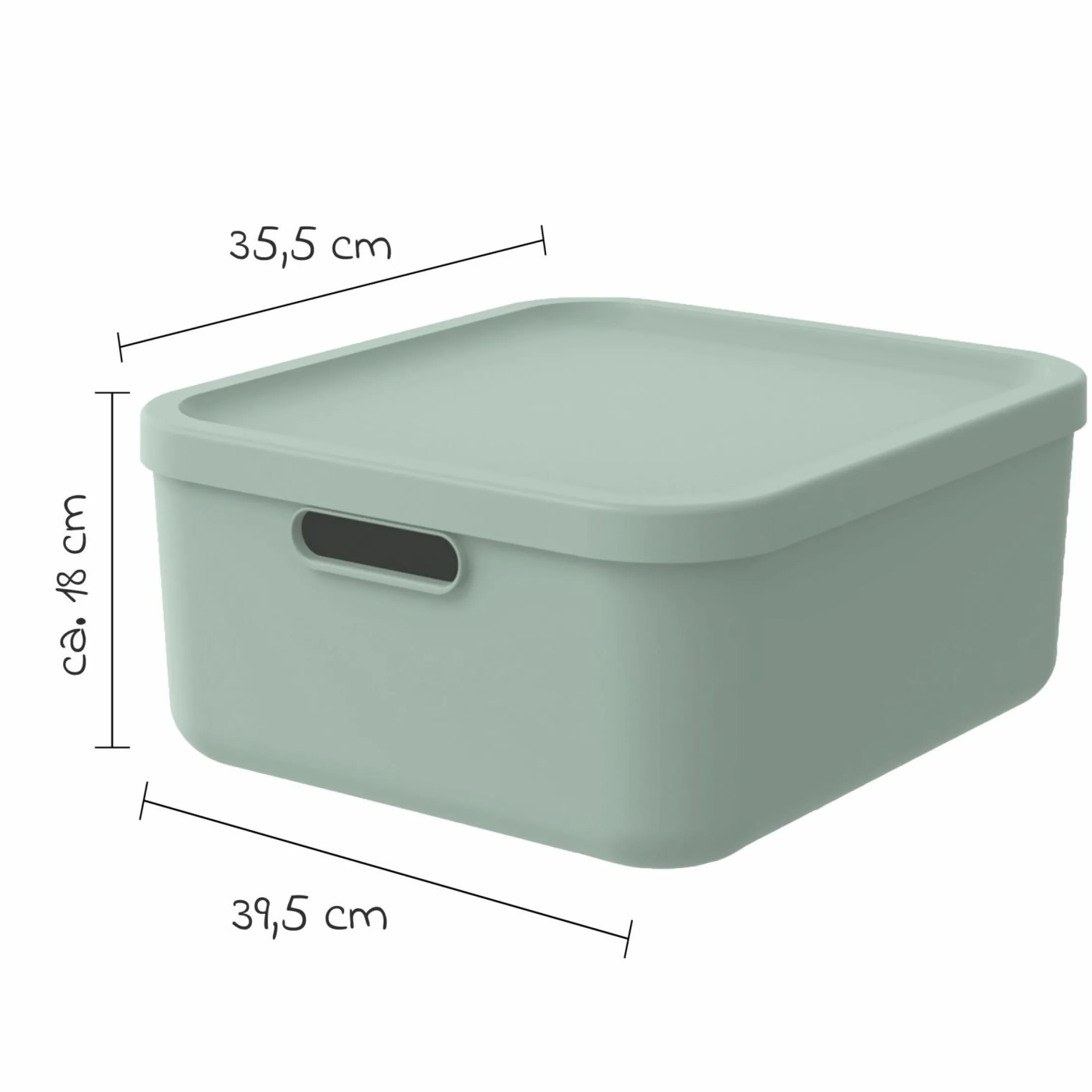 Aufbewahrungsbox M Kayo 20 l - Sage Green