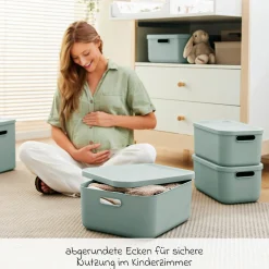 Aufbewahrungsbox M Kayo 20 l - Sage Green