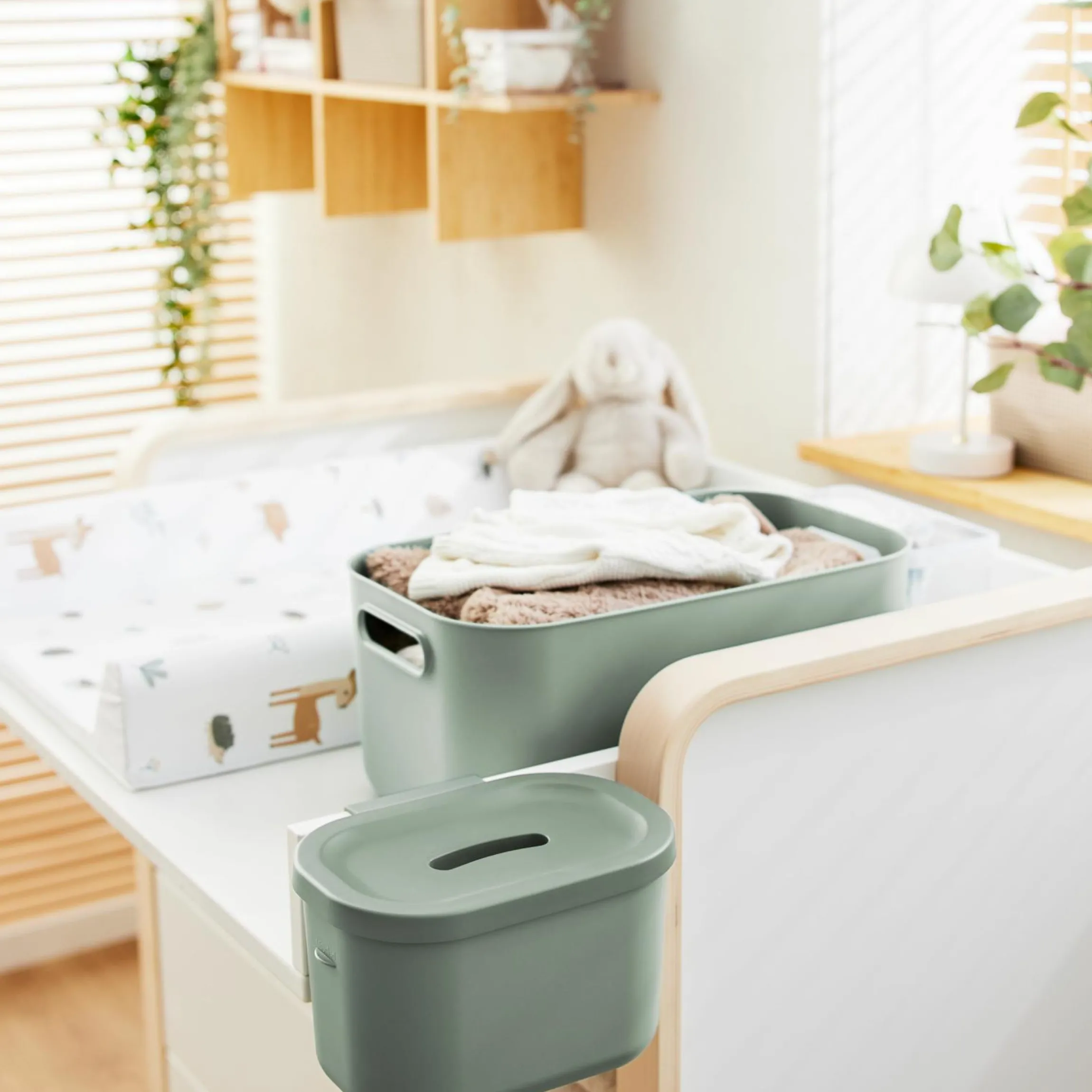 Aufbewahrungsbox S Kayo 12 l - Sage Green