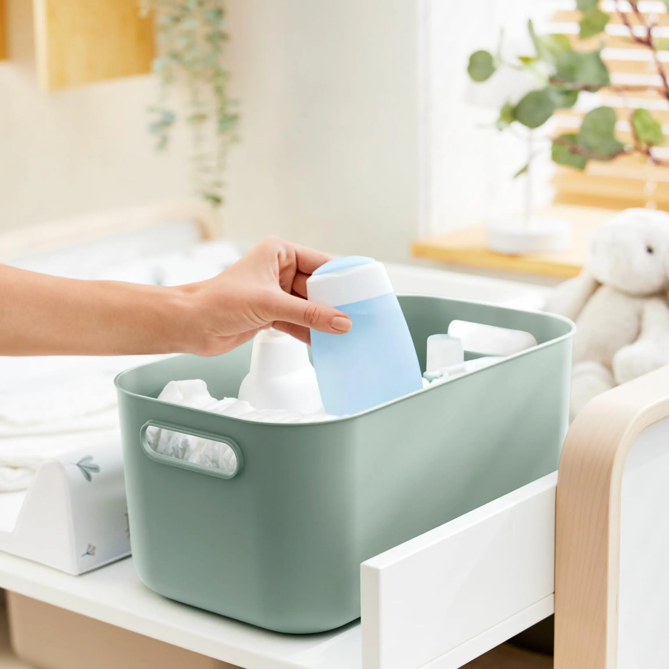 Aufbewahrungsbox S Kayo 12 l - Sage Green