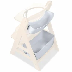 Aufbewahrungsboxen für Hochstuhl - 2er Set (große und kleine Box) - Weiß / White