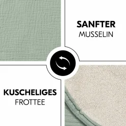 Auflage / Topper für Wickelauflagen wie Change N Clean - Sage