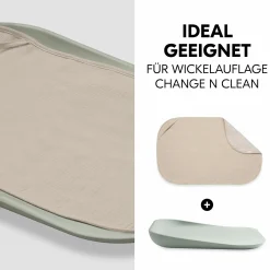 Auflage / Topper für Wickelauflagen wie Change N Clean - Beige