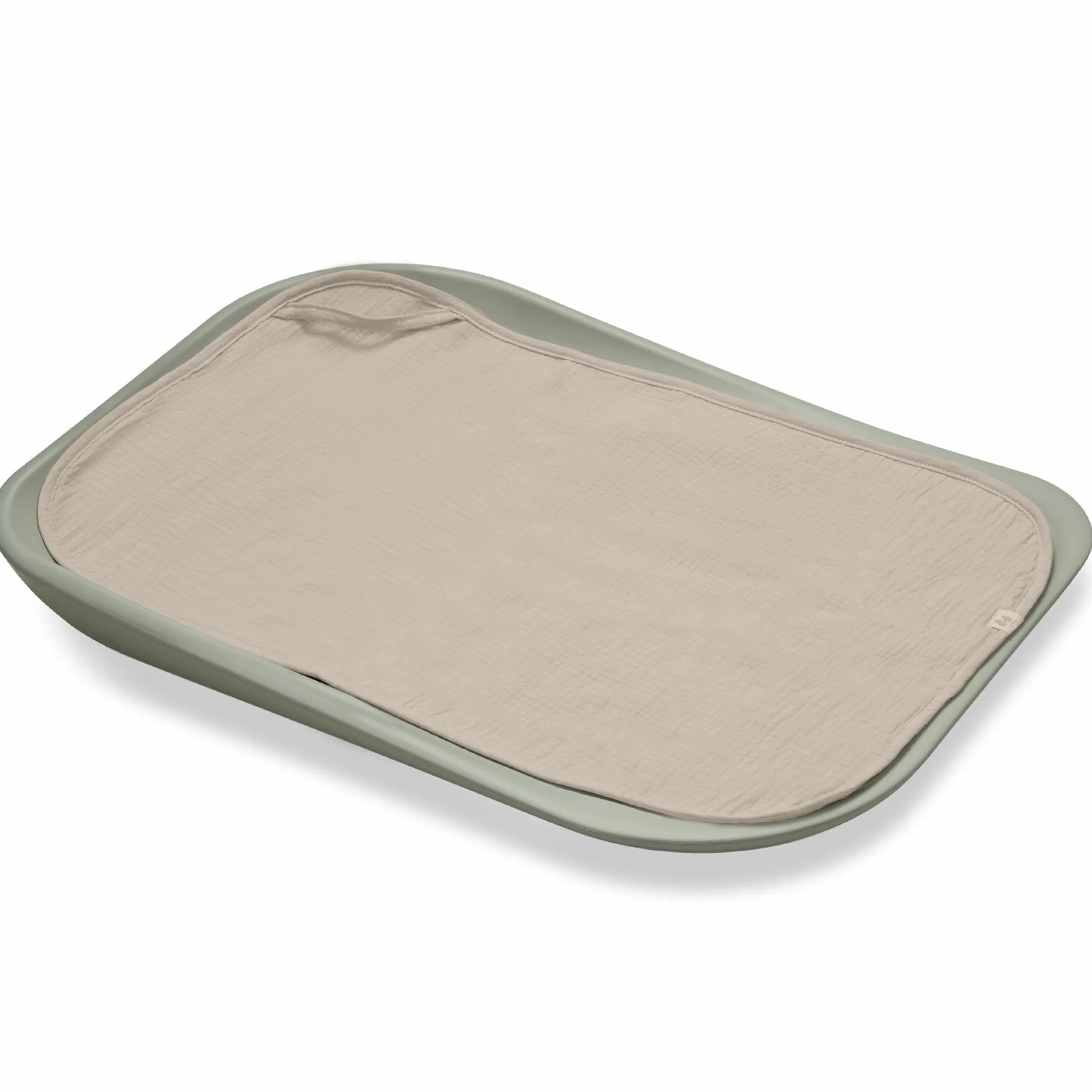 Auflage / Topper für Wickelauflagen wie Change N Clean - Beige