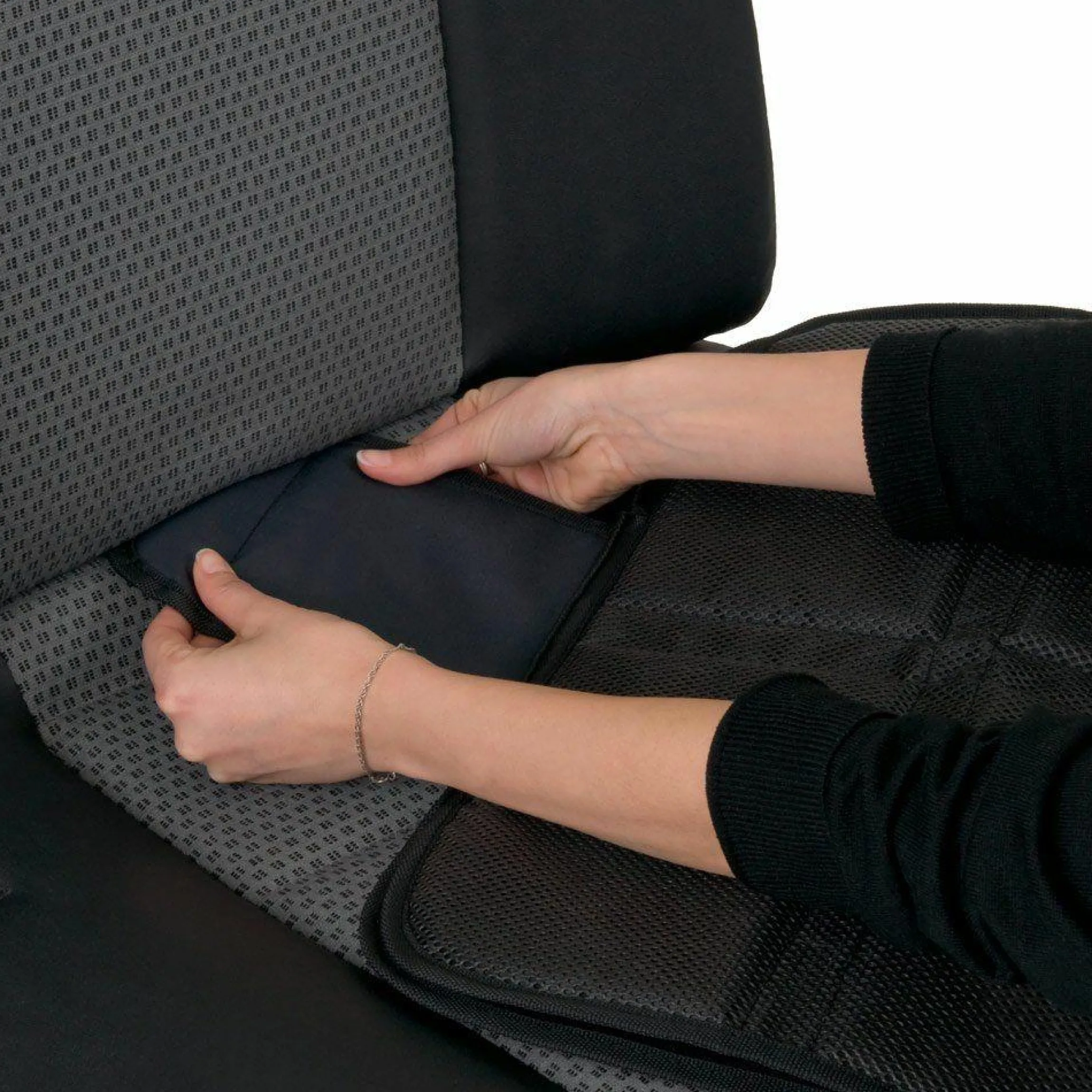 Autositz-Schutzunterlage Sit on Me Deluxe - Schwarz