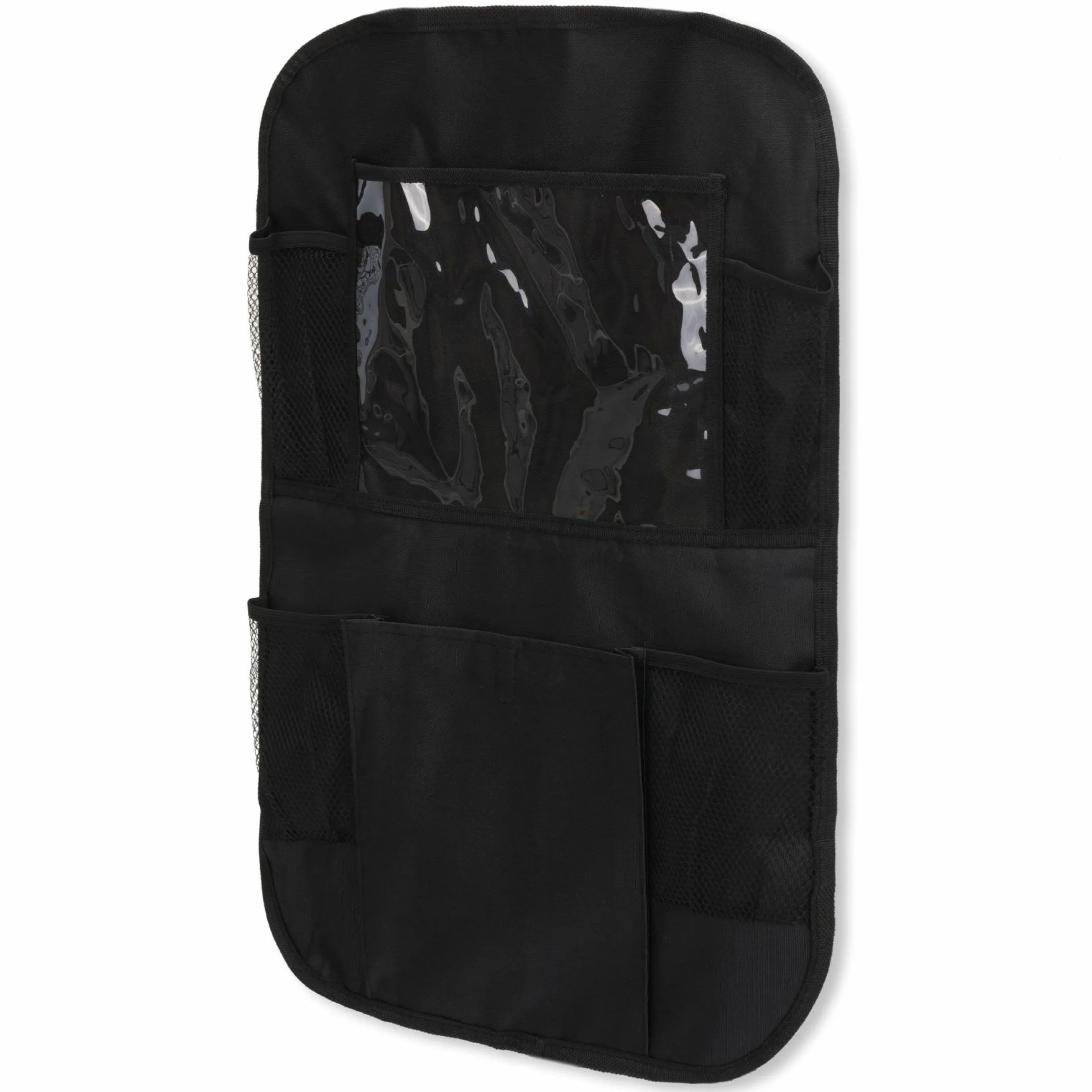 Auto-Sitztasche Rückenlehnenschutz und Organizer - Schwarz
