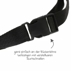 Auto-Sitztasche Rückenlehnenschutz und Organizer - Schwarz