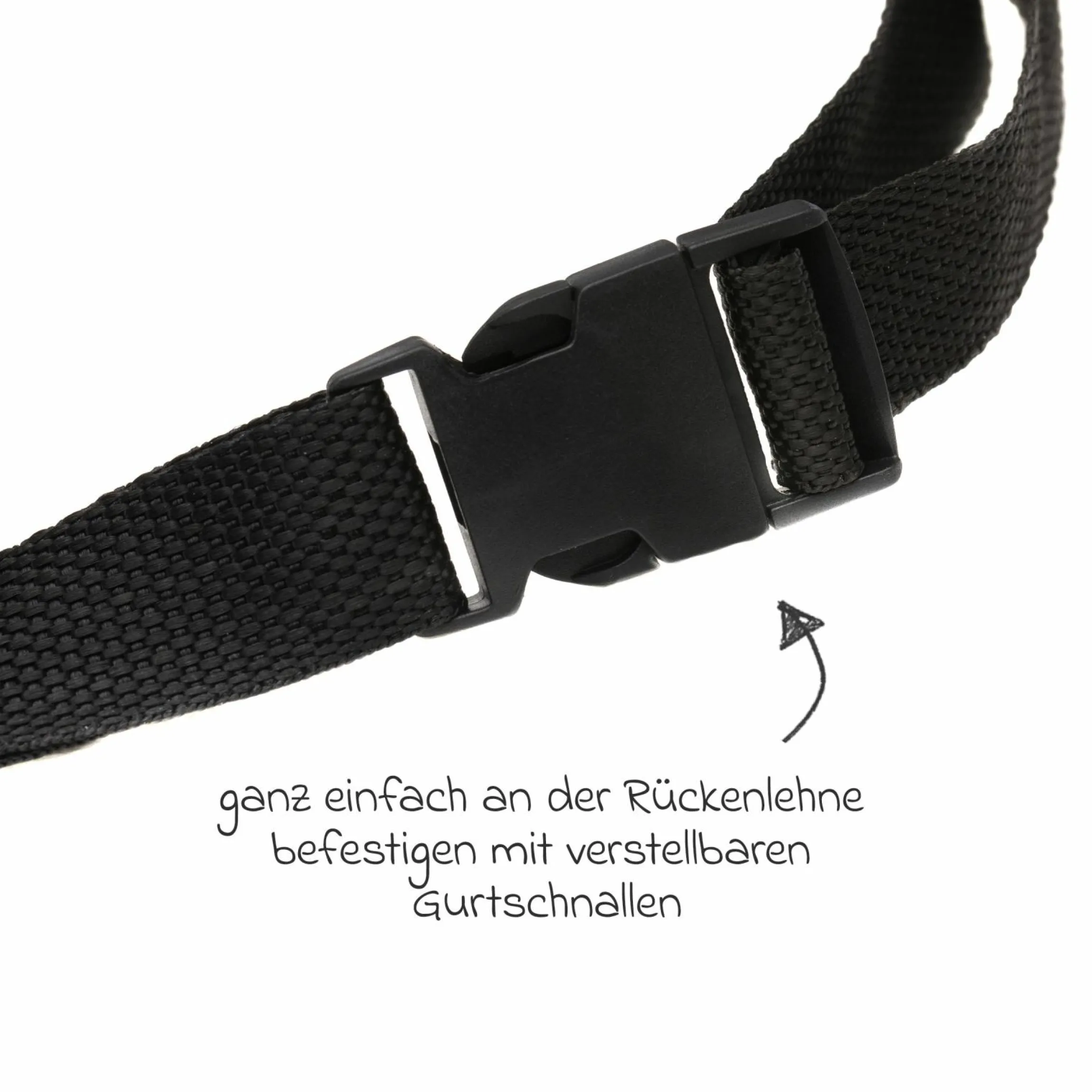 Auto-Sitztasche Rückenlehnenschutz und Organizer - Schwarz