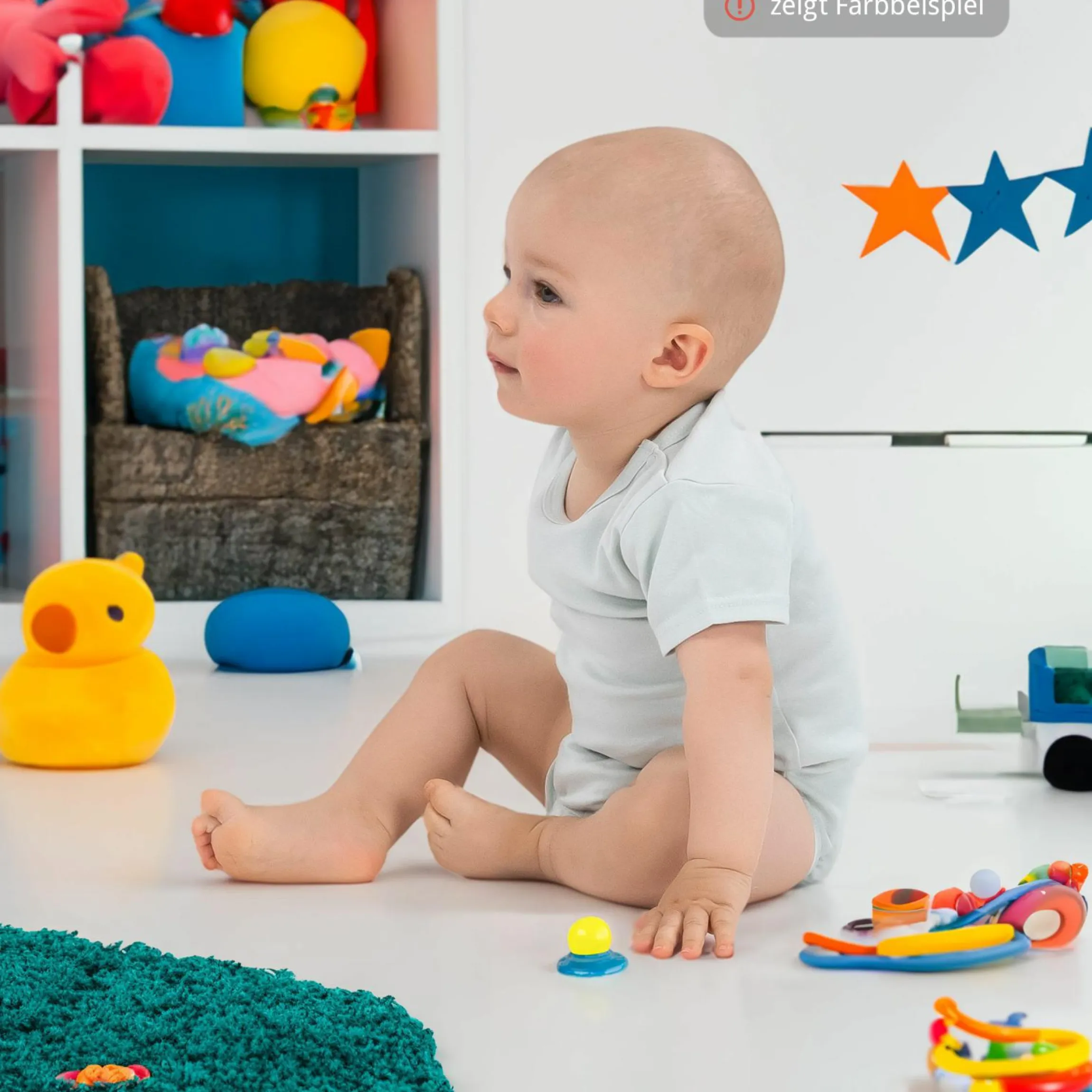 Baby Body Kurzarm OEKO-TEX® 3er Pack - Natur - Gr. 86/92