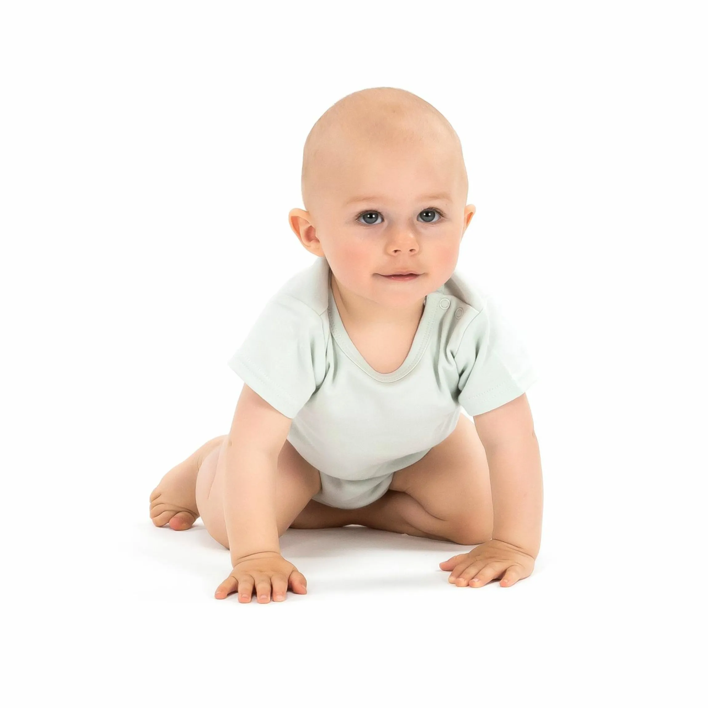 Baby Body Kurzarm OEKO-TEX® 3er Pack - Grün - Gr. 74/80