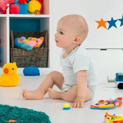 Baby Body Kurzarm OEKO-TEX® 3er Pack - Grün - Gr. 74/80