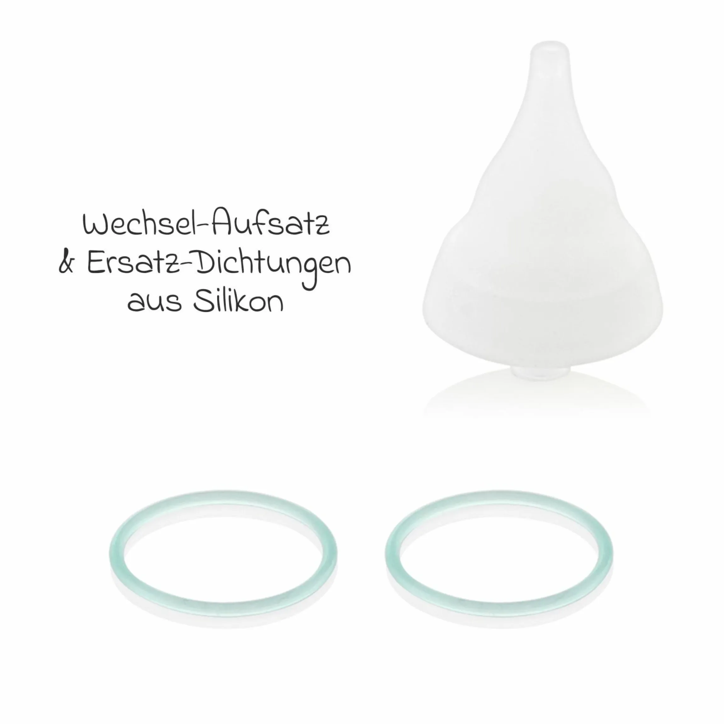 Baby Gesundheits-Set 5-tlg. - mit elektr. Nasensauger + 2 Fieberthermometer + Badethermometer - Mint
