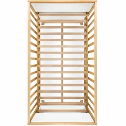 Baby- und Kinderbett Designline Deluxe Buche teilmassiv 70 x 140 cm - Natur Weiß